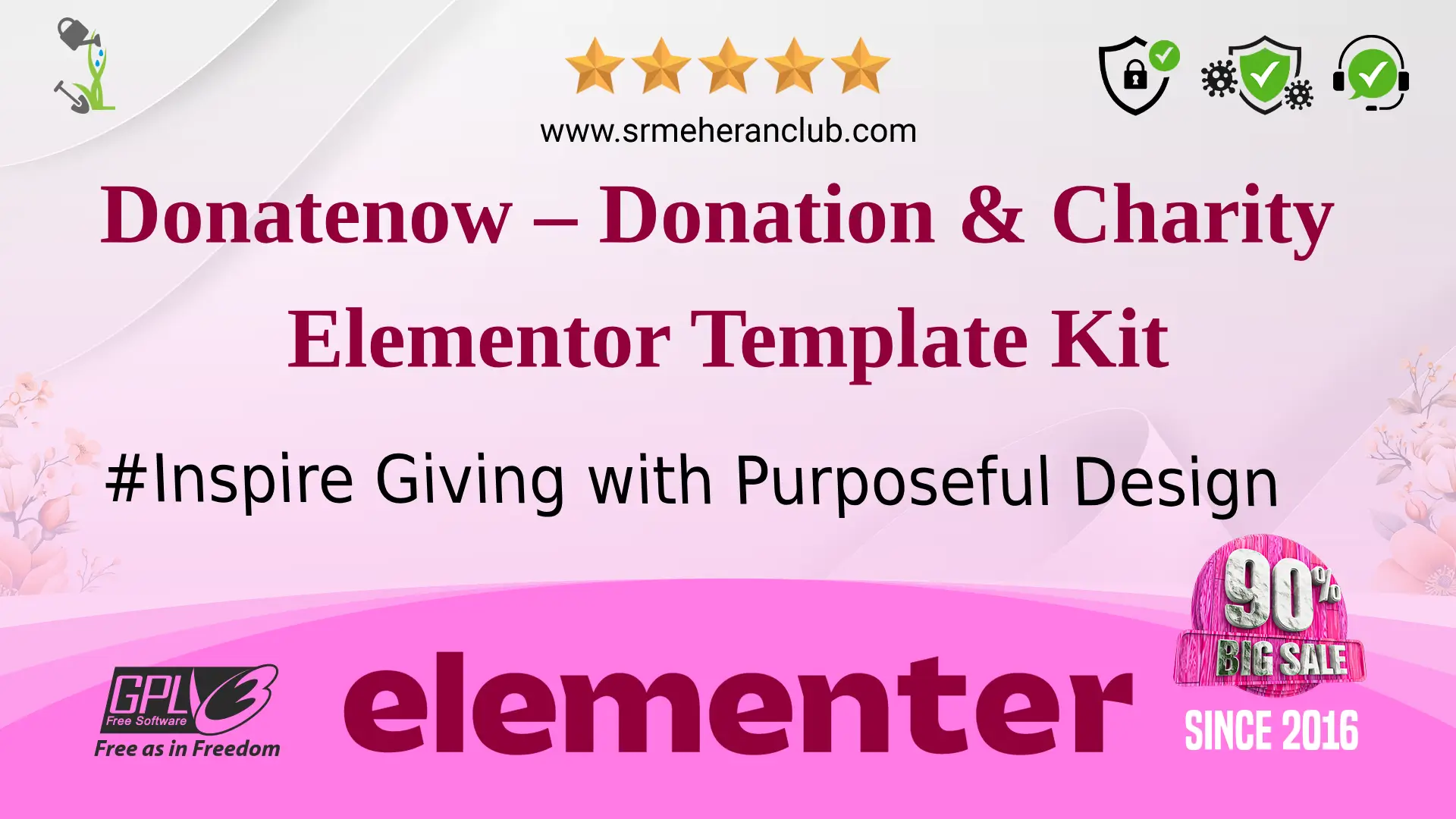 Donatenow – Donation & Charity Elementor Template Kit