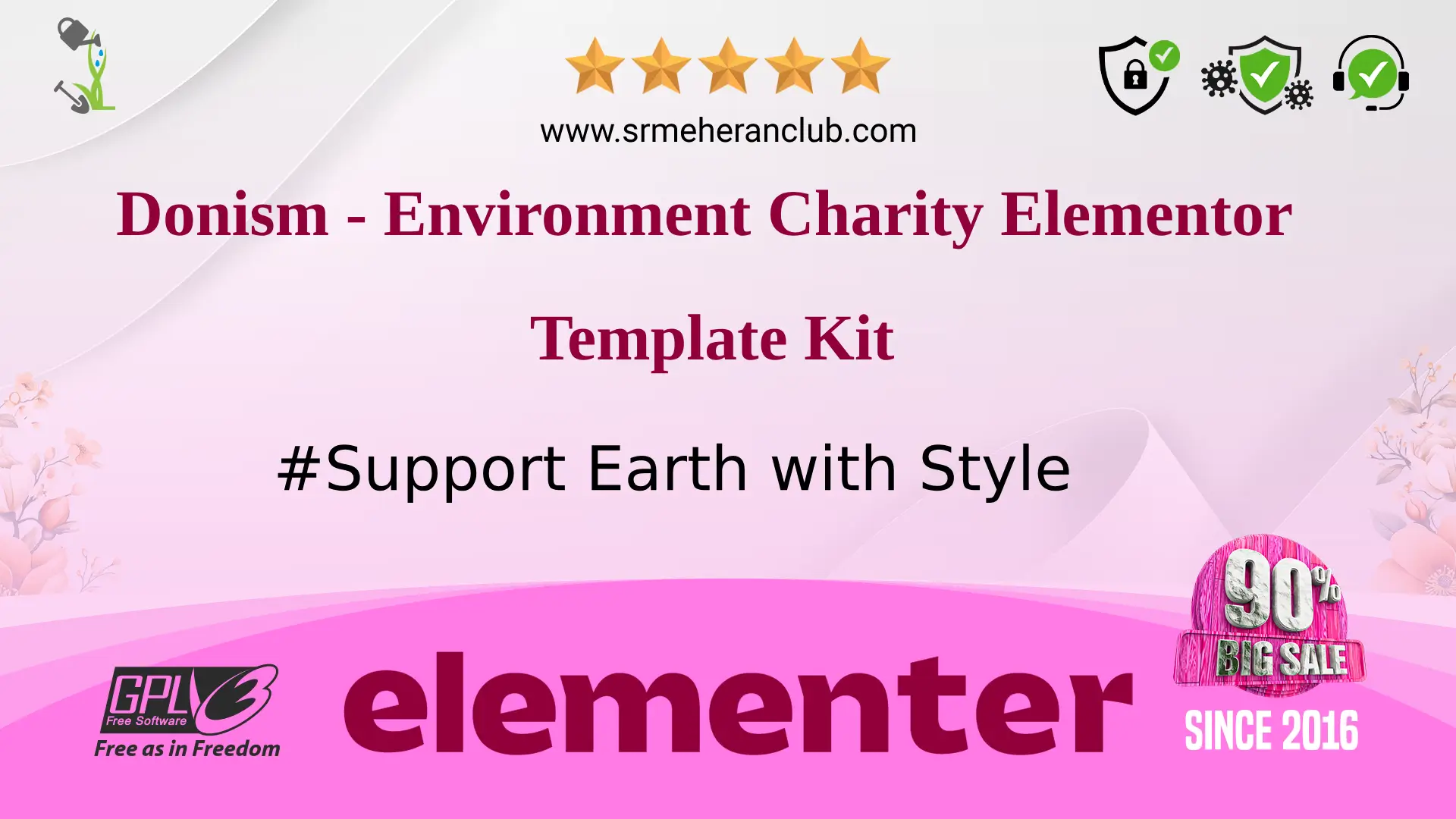 Donism – Environment Charity Elementor Template Kit