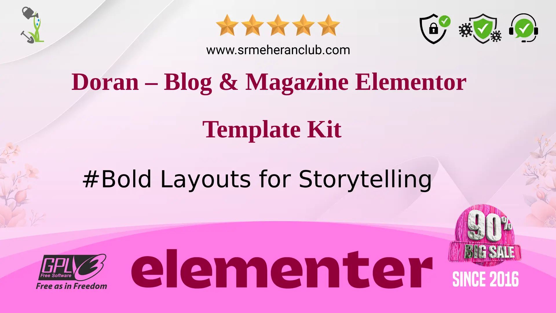 Doran – Blog & Magazine Elementor Template Kit