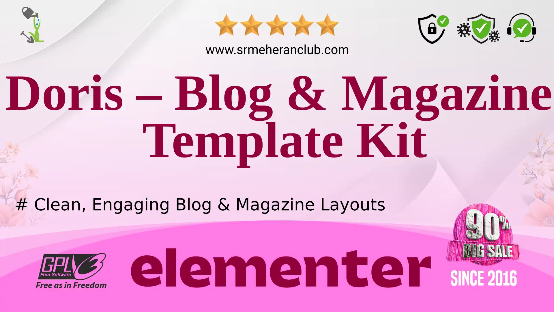 Doris – Blog & Magazine Template Kit — Elementor Kit by Themeforest