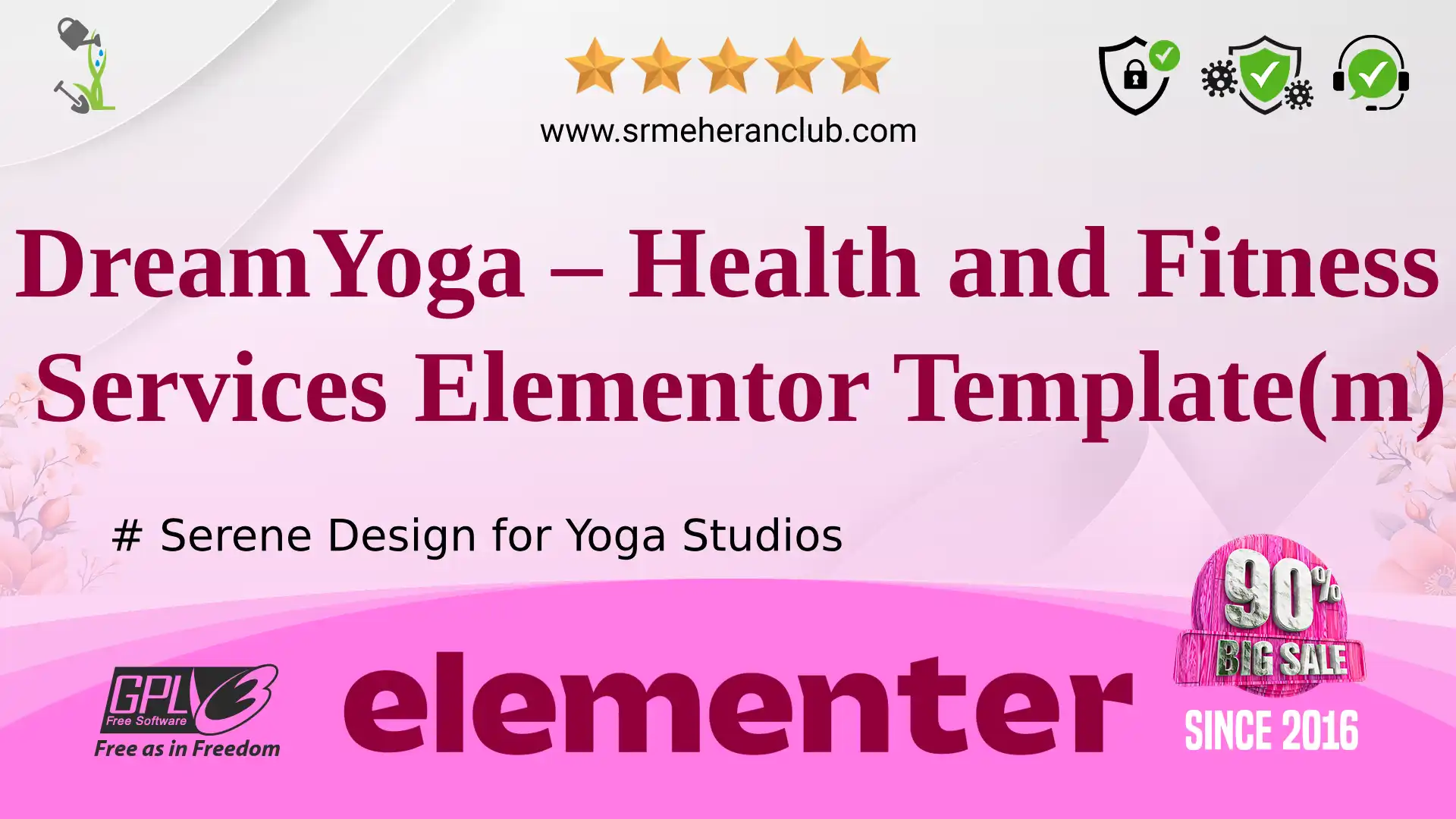 DreamYoga – Health and Fitness Services Elementor Template(m) — Elementor Kit by Templatemonster