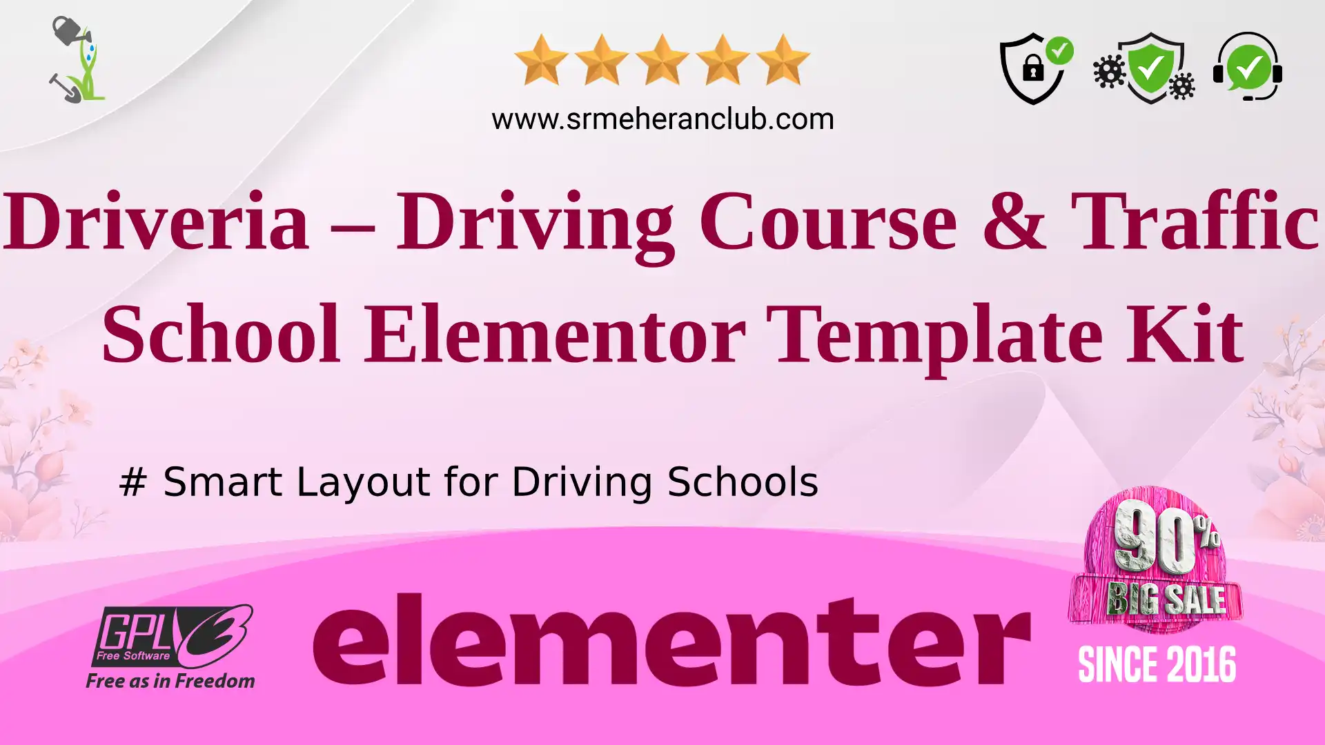 Driveria – Driving Course & Traffic School Elementor Template Kit — Elementor Kit by Themeforest