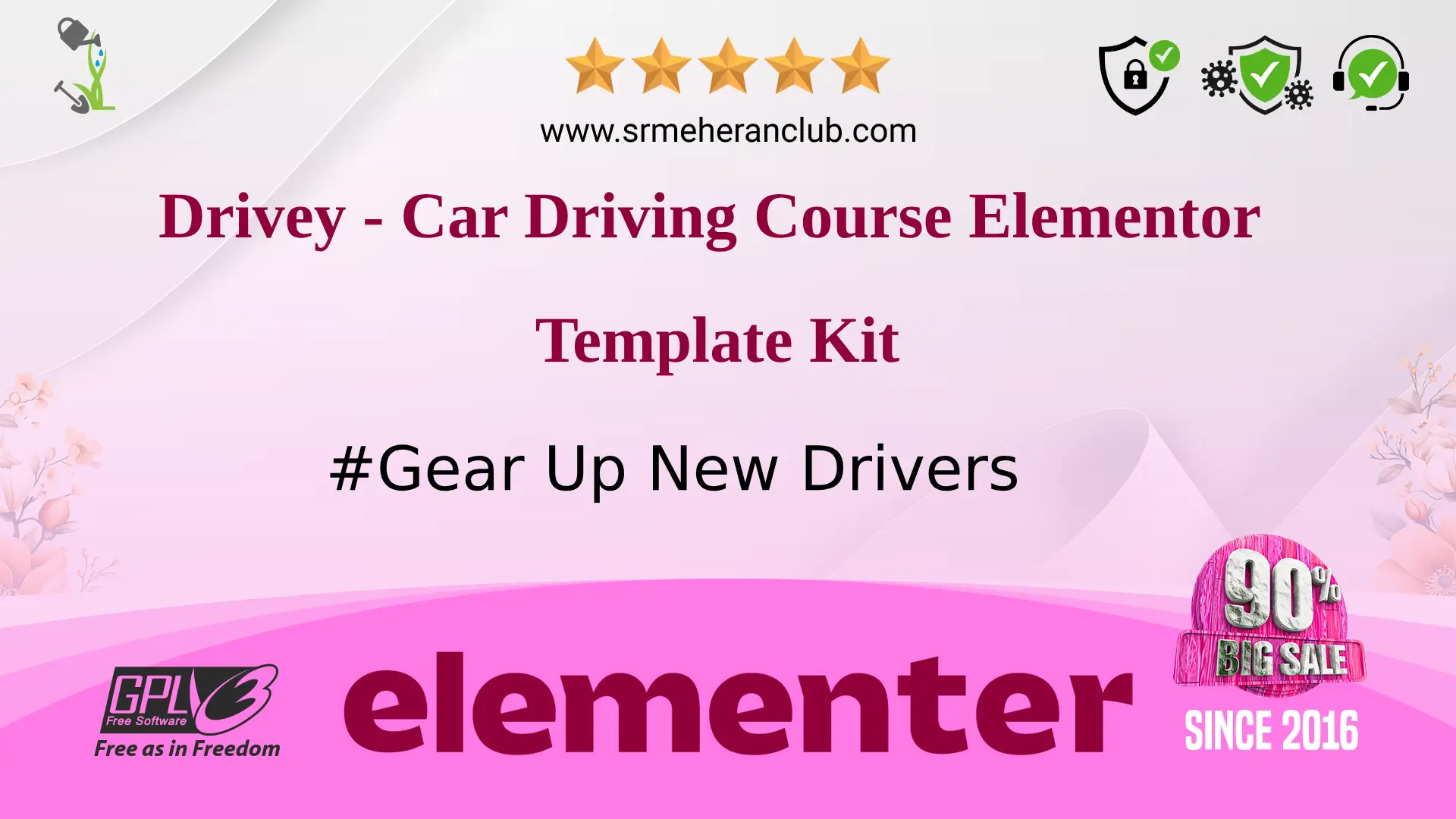 Drivey – Car Driving Course Elementor Template Kit