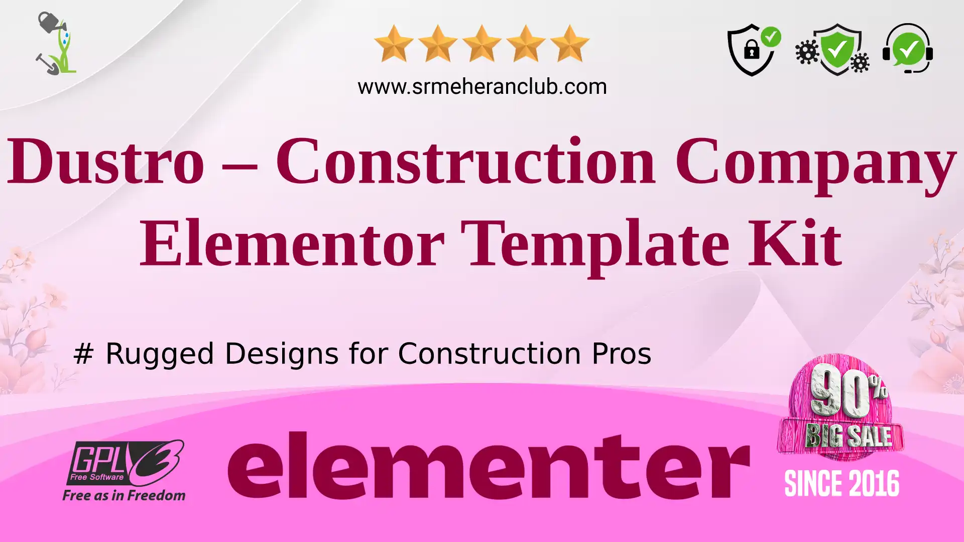 Dustro – Construction Company Elementor Template Kit