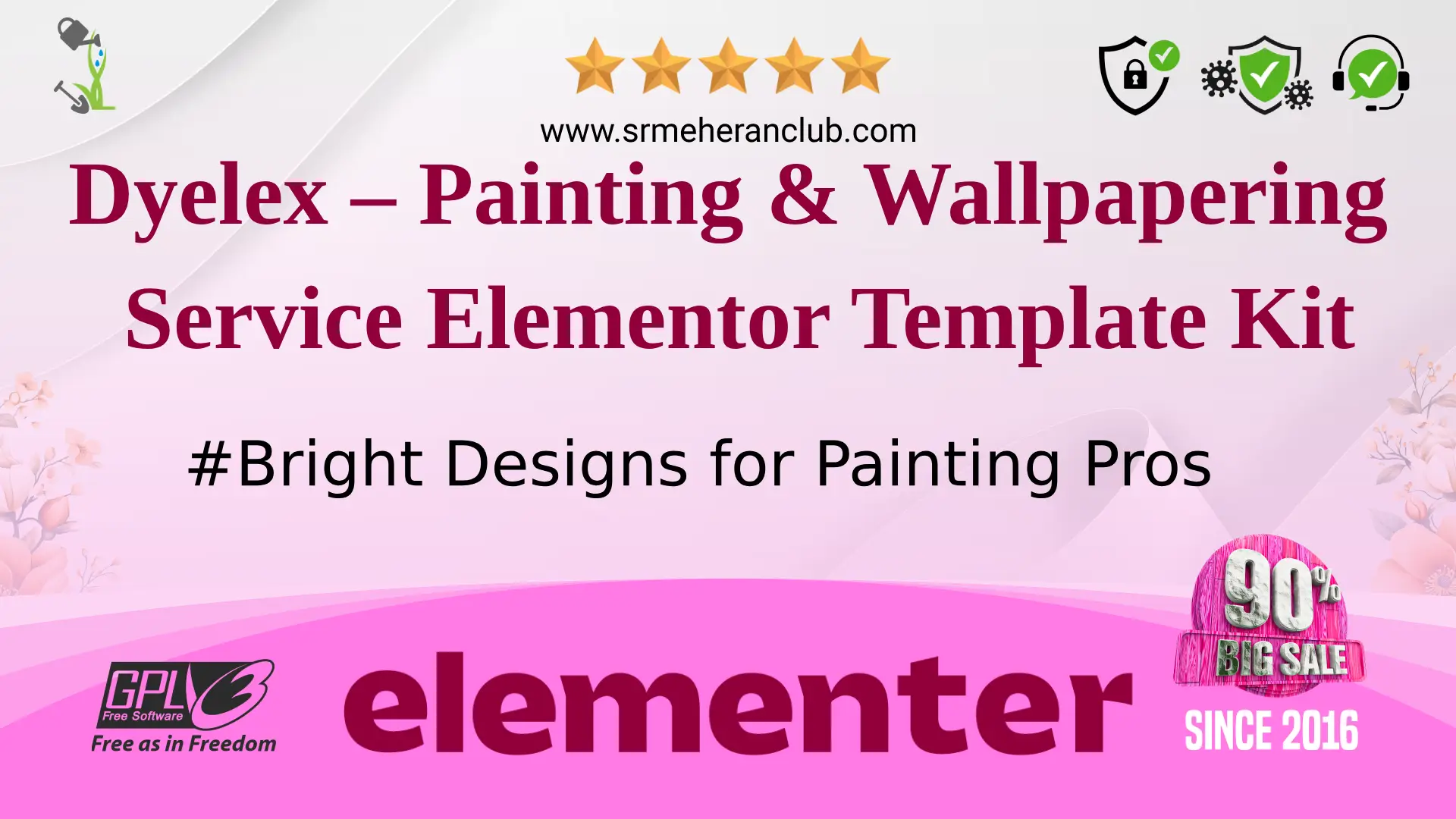 Dyelex – Painting & Wallpapering Service Elementor Template Kit — Elementor Kit by Themeforest