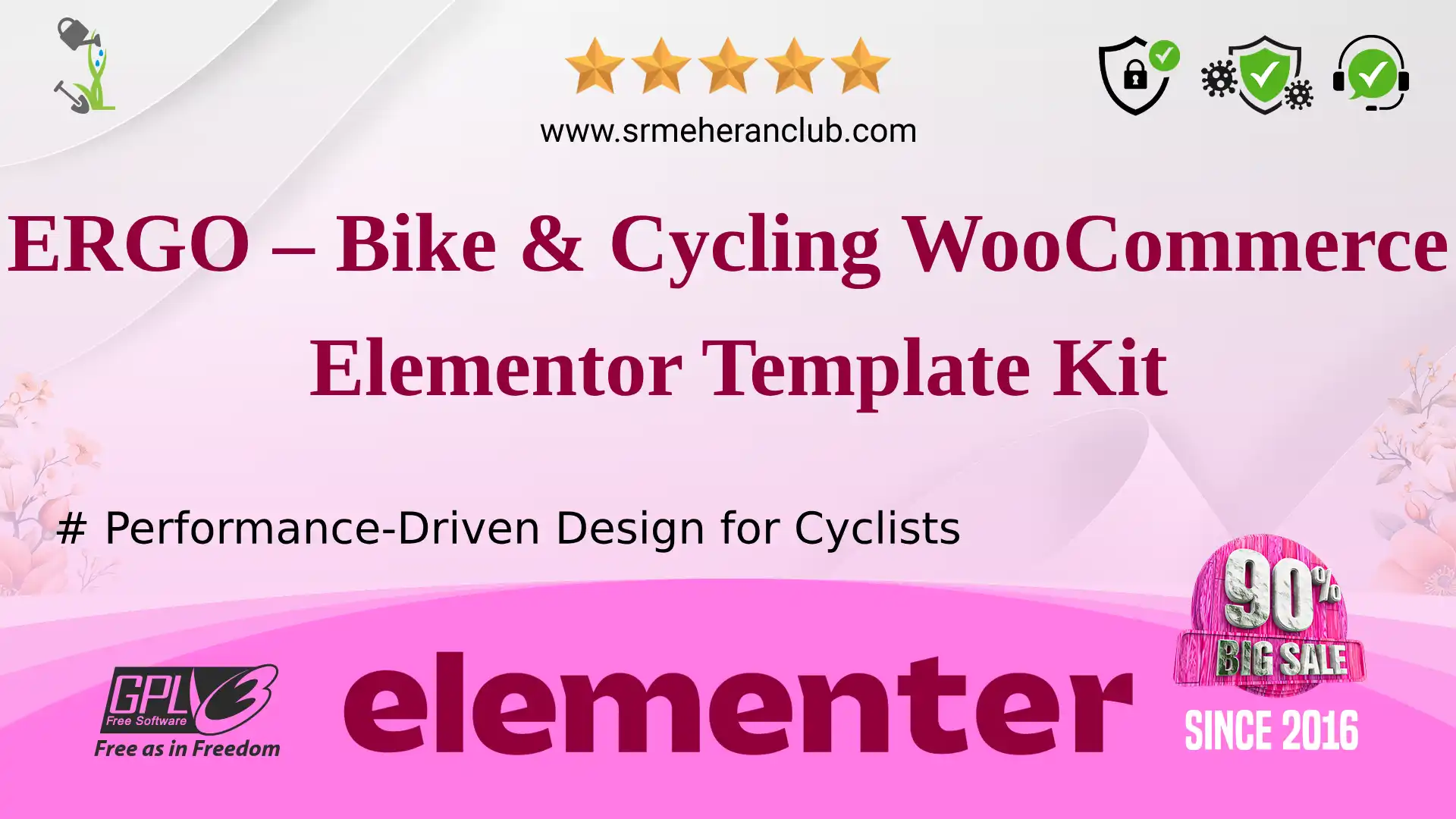 ERGO – Bike & Cycling WooCommerce Elementor Template Kit — Elementor Kit by Themeforest