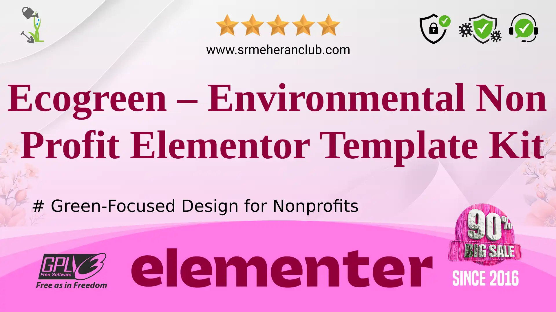 Ecogreen – Environmental Non Profit Elementor Template Kit — Elementor Kit by Themeforest