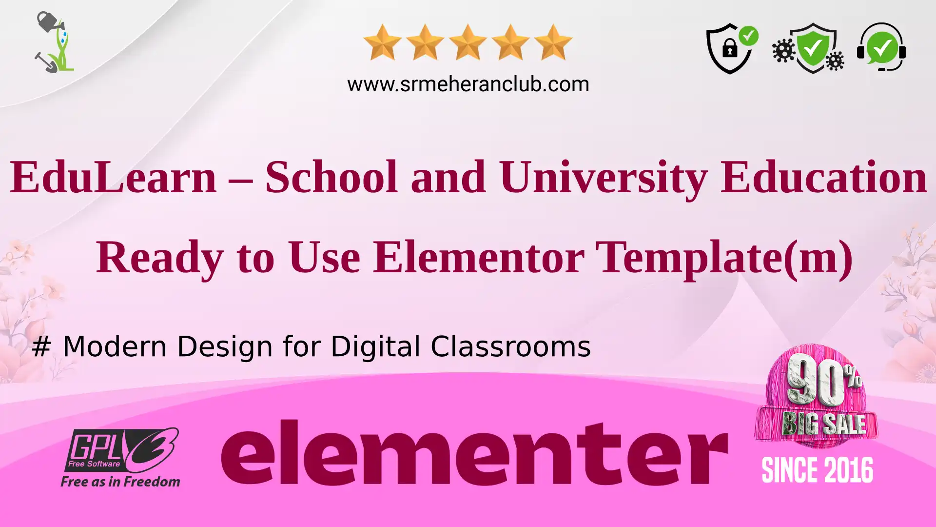 EduLearn – School and University Education Ready to Use Elementor Template(m) — Elementor Kit by Templatemonster