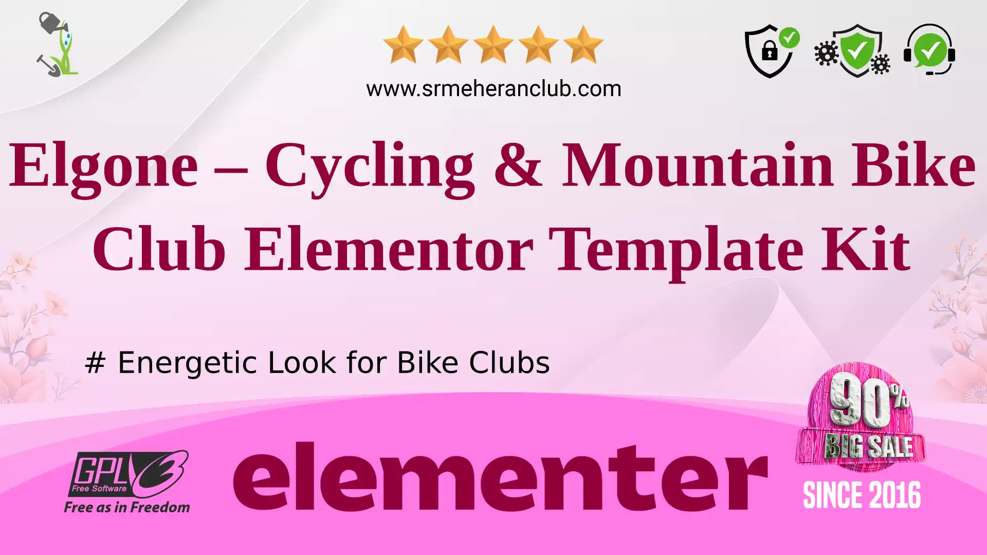 Elgone – Cycling & Mountain Bike Club Elementor Template Kit — Elementor Kit by Themeforest