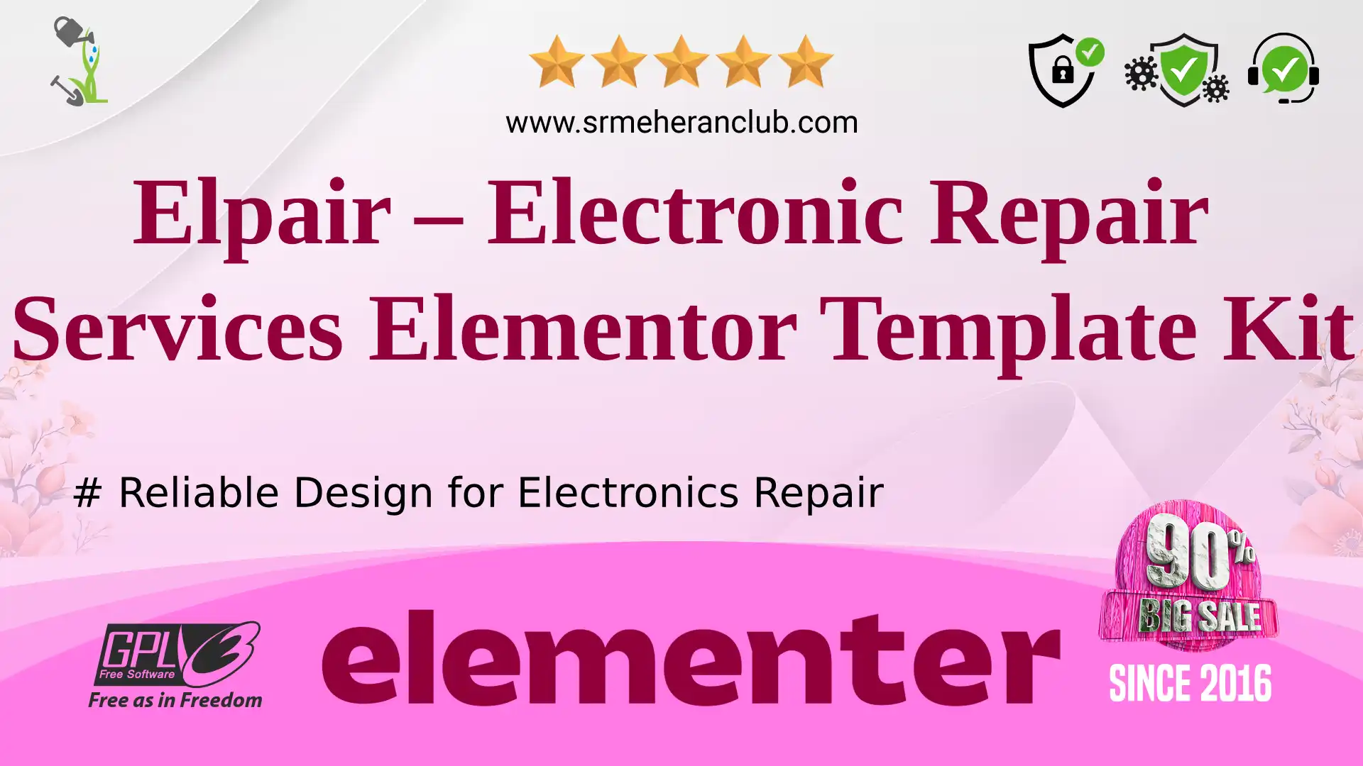 Elpair – Electronic Repair Services Elementor Template Kit