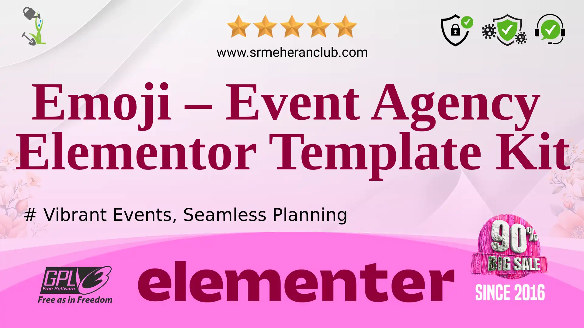 Emoji – Event Agency Elementor Template Kit