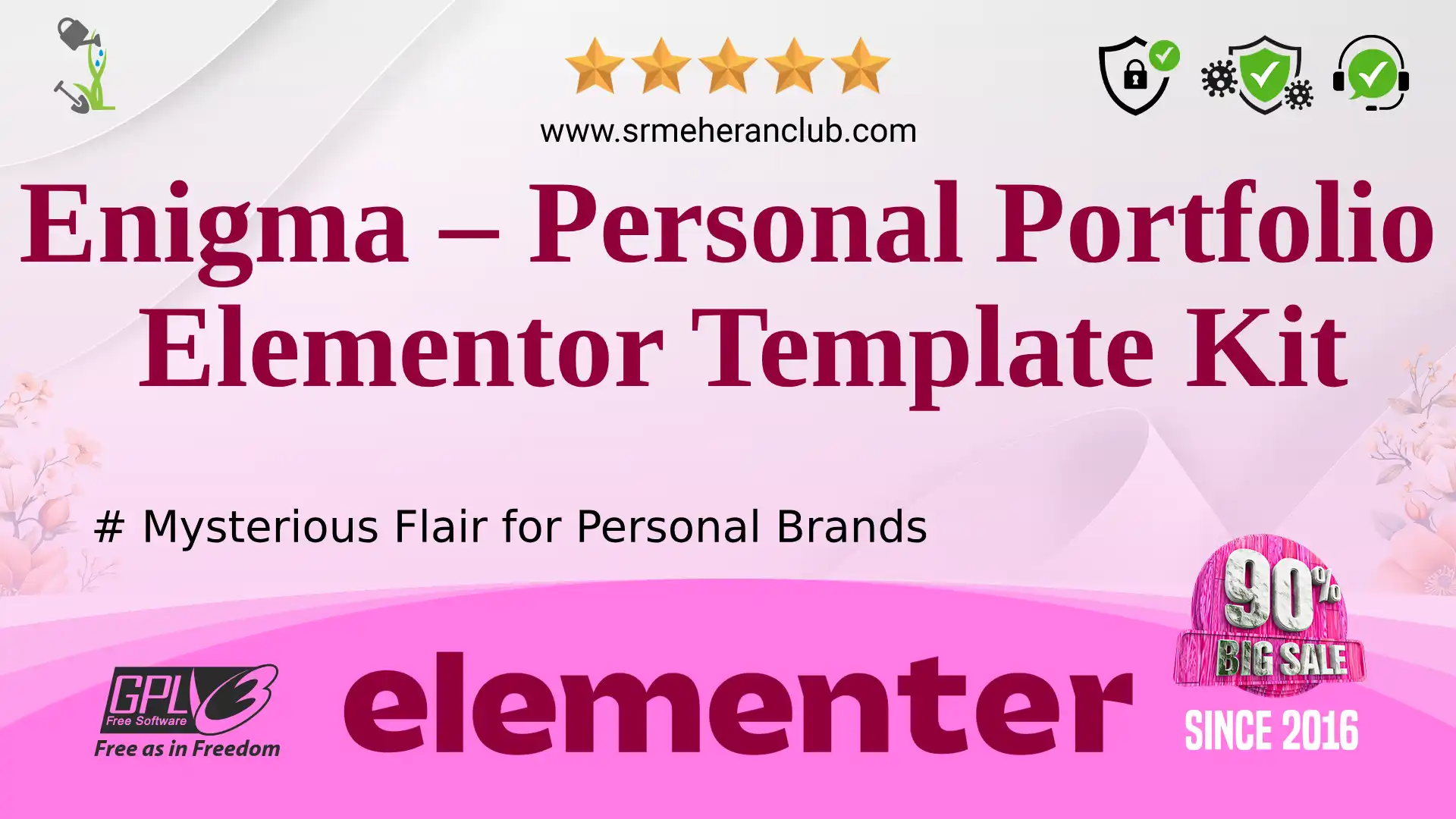 Enigma – Personal Portfolio Elementor Template Kit — Elementor Kit by Themeforest