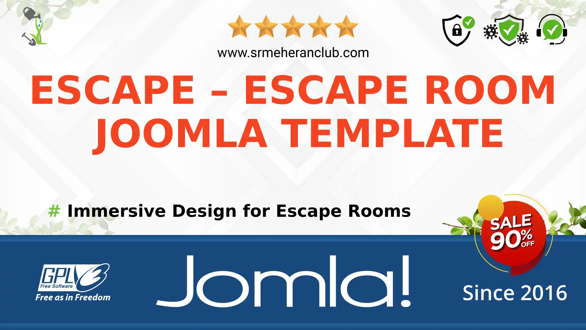 Escape – Escape Room Joomla Template — Theme by Templatemonster