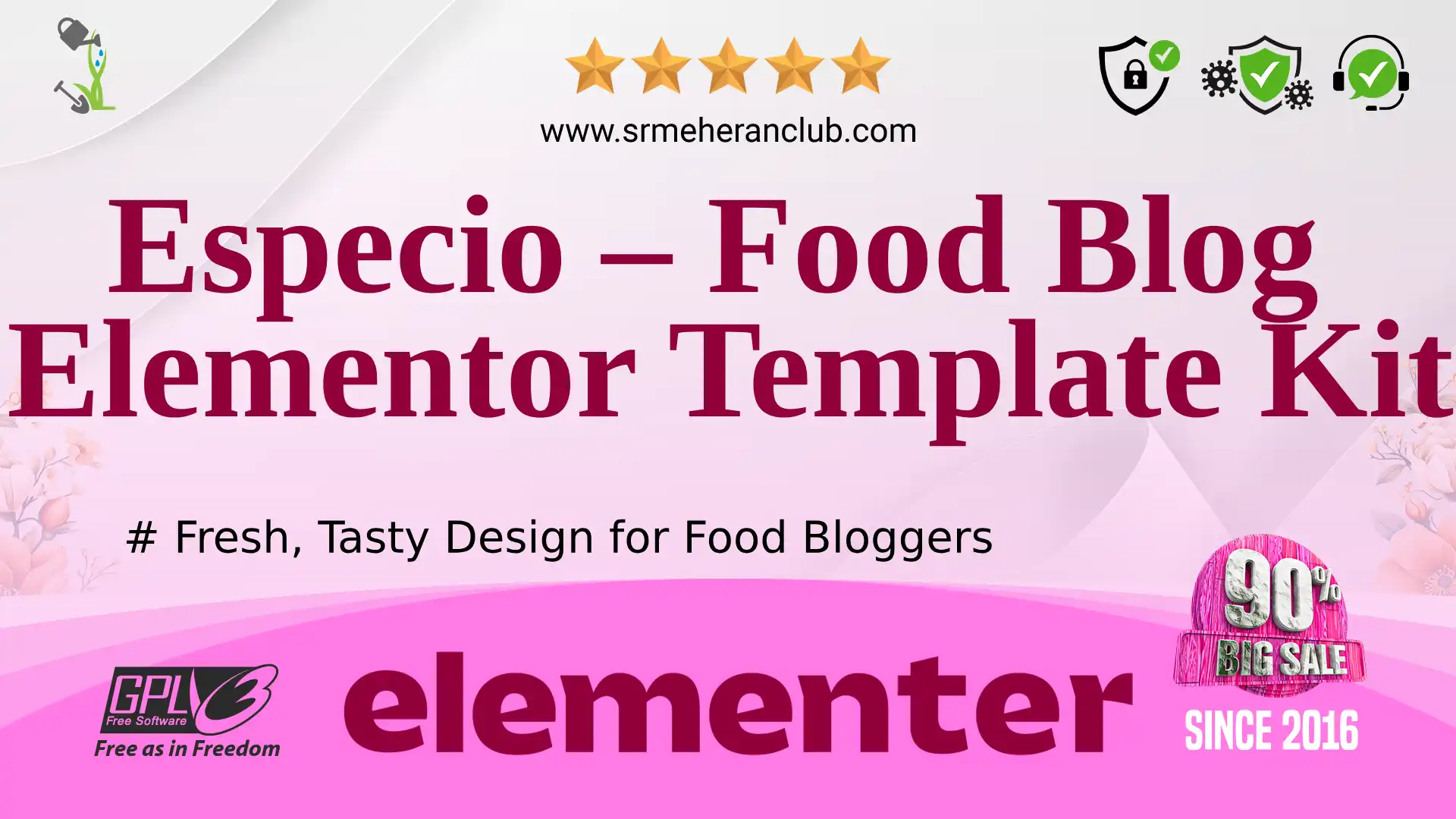 Especio – Food Blog Elementor Template Kit — Elementor Kit by Themeforest