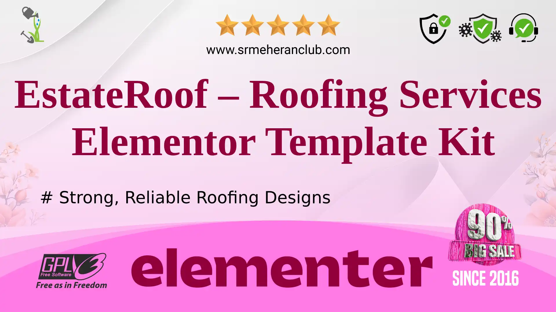 EstateRoof – Roofing Services Elementor Template Kit — Elementor Kit by Themeforest