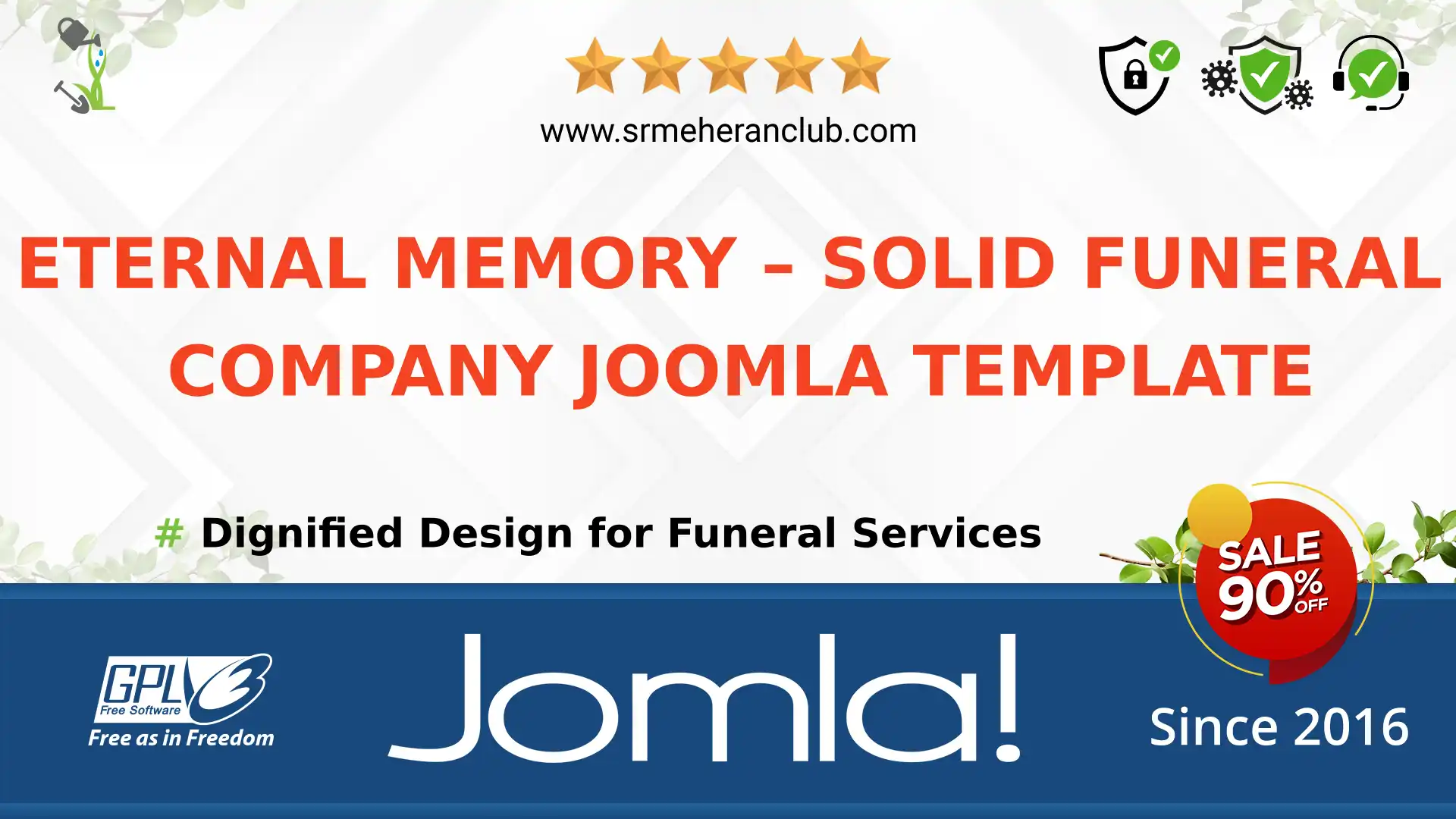 Eternal Memory – Solid Funeral Company Joomla Template — Theme by Templatemonster