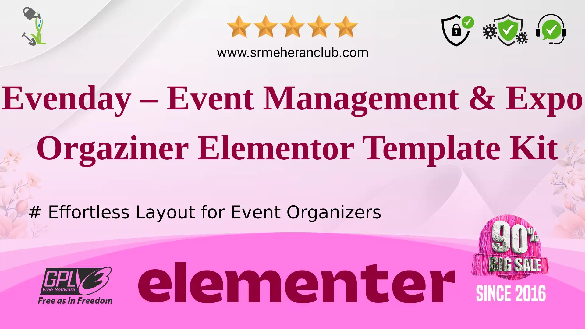 Evenday – Event Management & Expo Orgaziner Elementor Template Kit