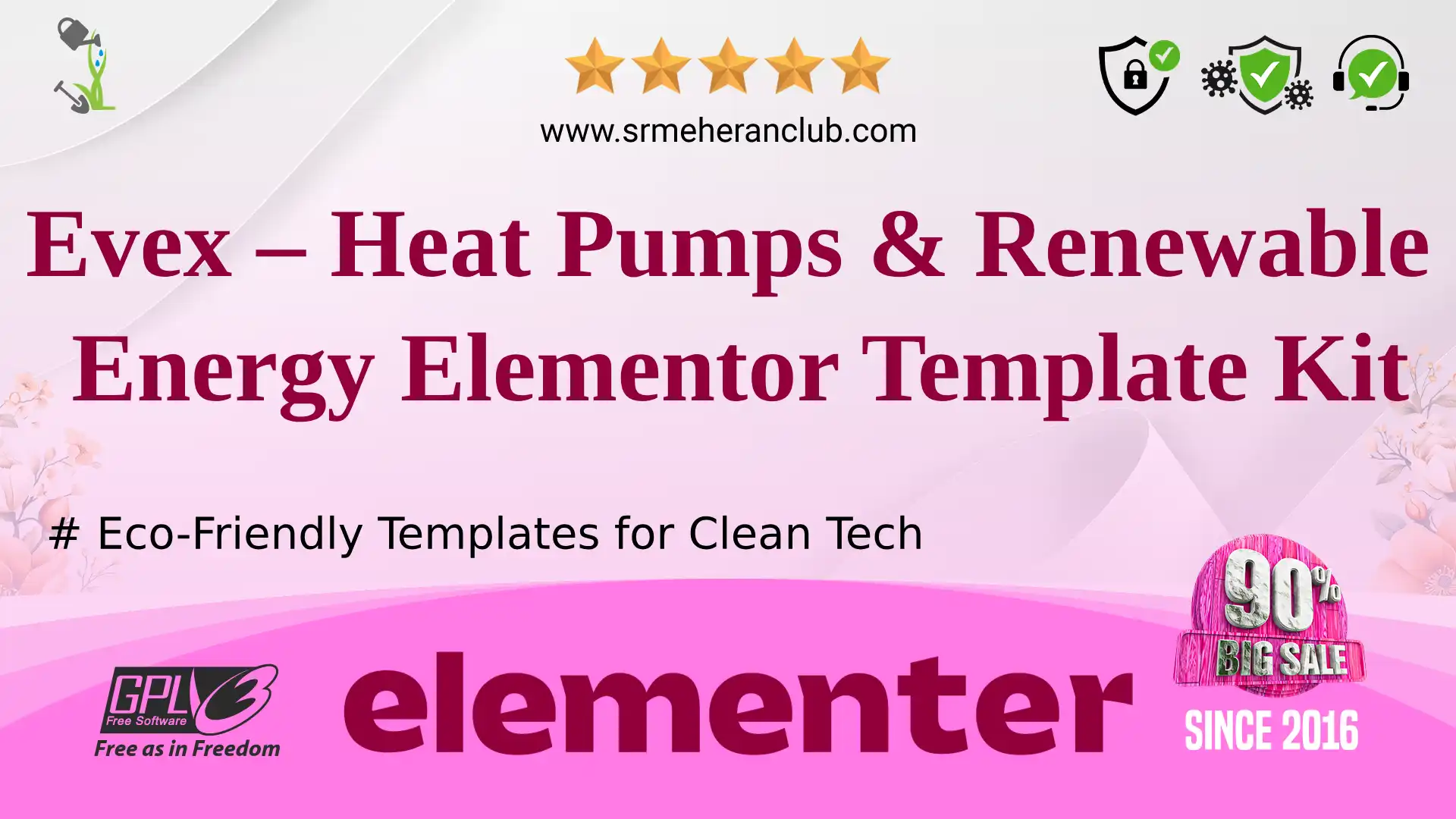 Evex – Heat Pumps & Renewable Energy Elementor Template Kit — Elementor Kit by Templatemonster