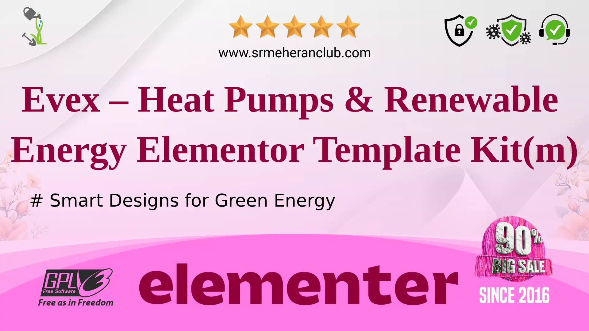 Evex – Heat Pumps & Renewable Energy Elementor Template Kit(m) — Elementor Kit by Templatemonster