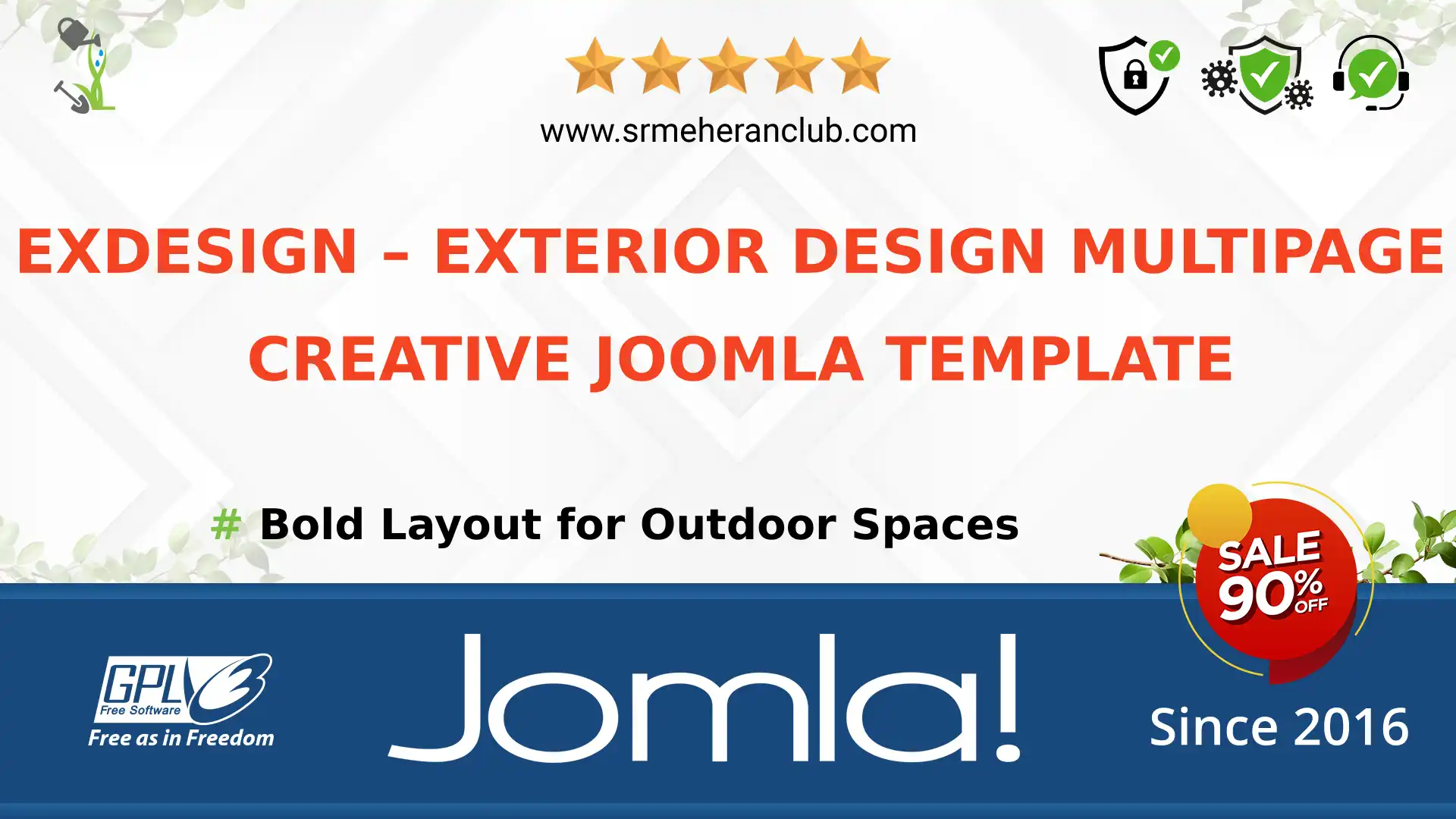 Exdesign – Exterior Design Multipage Creative Joomla Template — Theme by Templatemonster