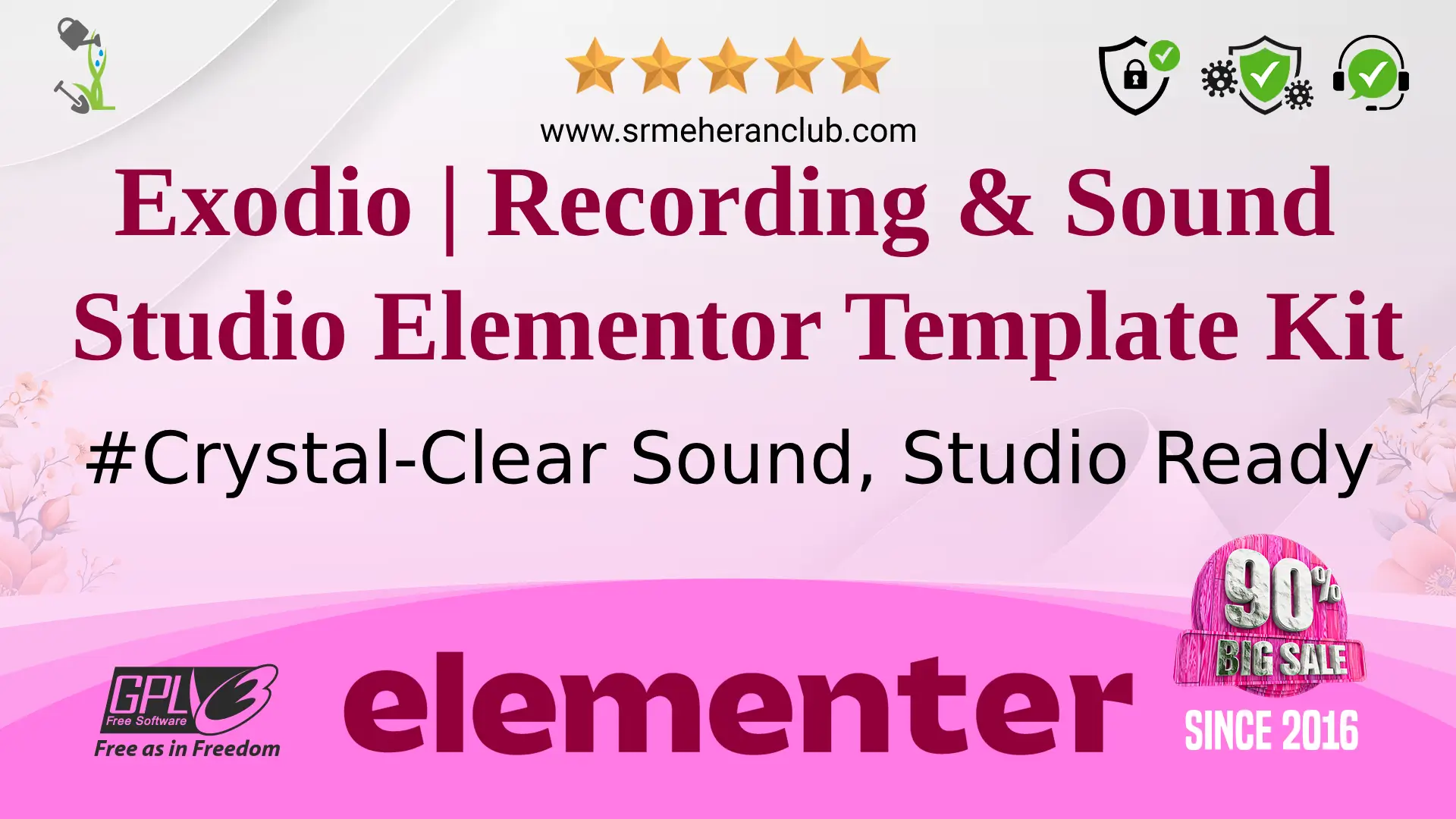 Exodio | Recording & Sound Studio Elementor Template Kit