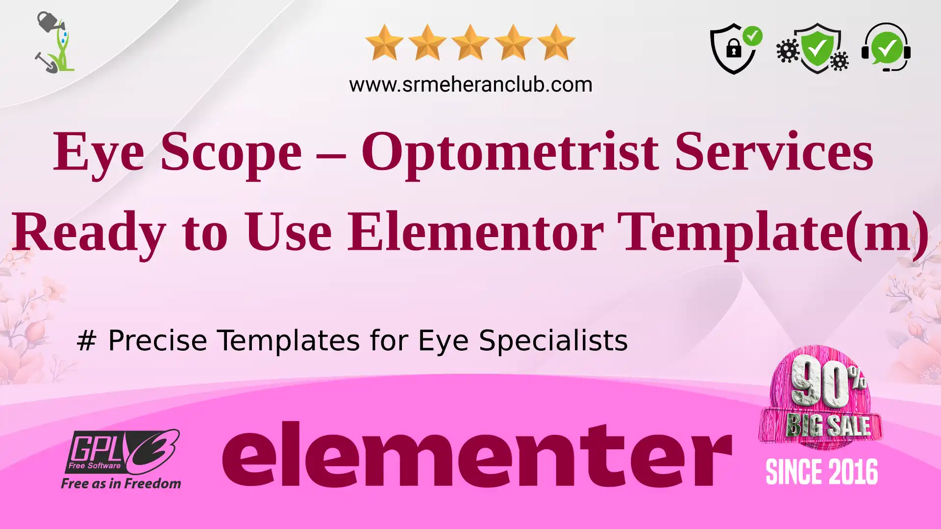 Eye Scope – Optometrist Services Ready to Use Elementor Template(m) — Elementor Kit by Templatemonster