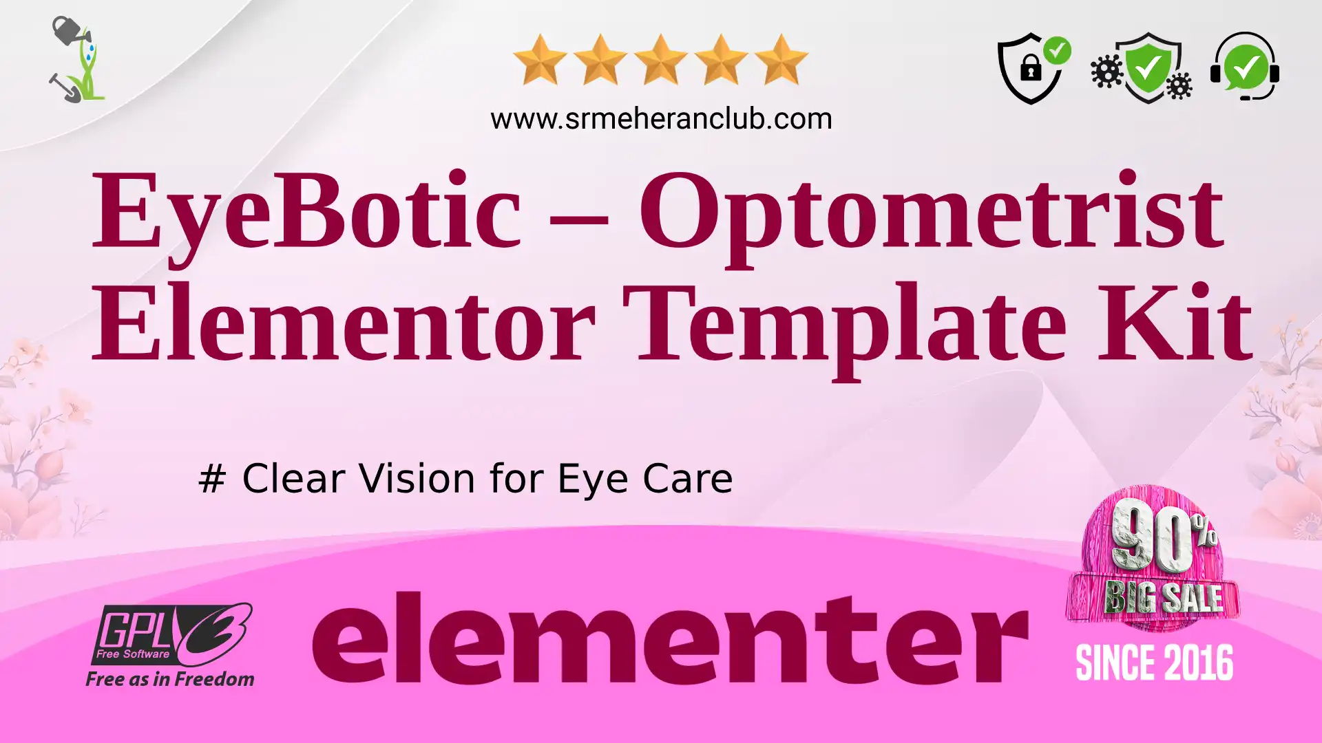 EyeBotic – Optometrist Elementor Template Kit