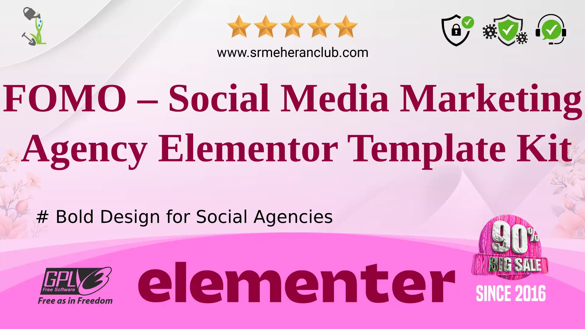 FOMO – Social Media Marketing Agency Elementor Template Kit