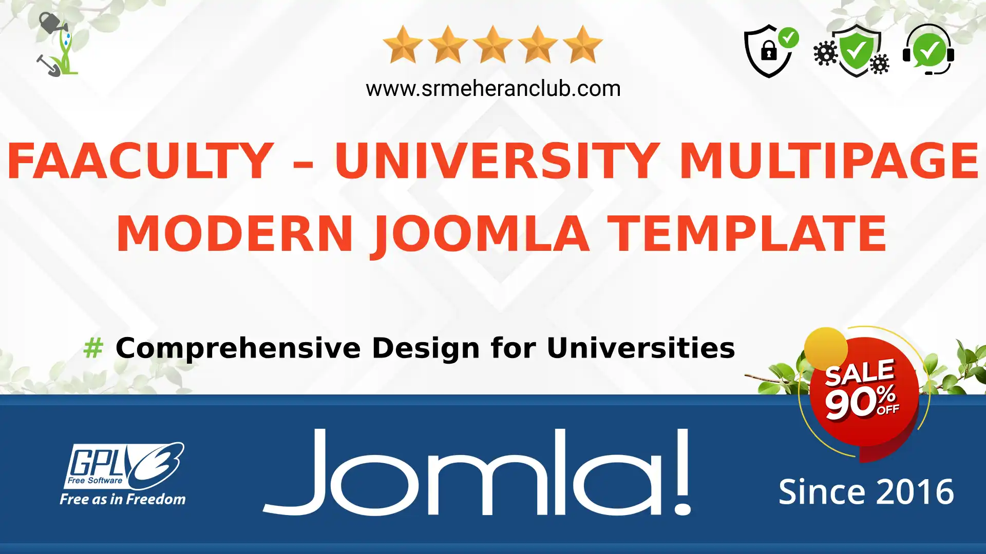 Faaculty – University Multipage Modern Joomla Template — Theme by Templatemonster