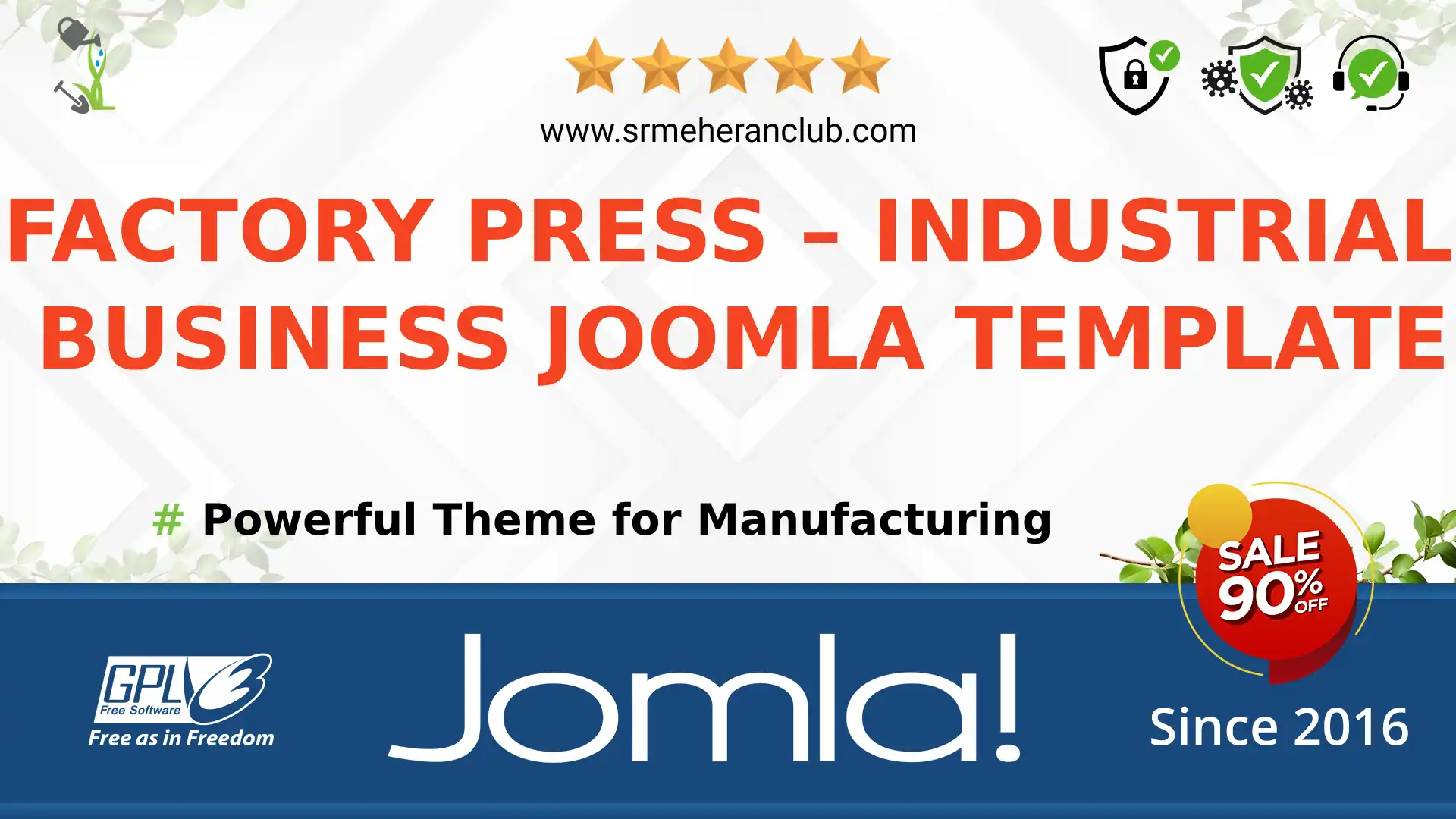 Factory Press – Industrial Business Joomla Template — Theme by Themeforest