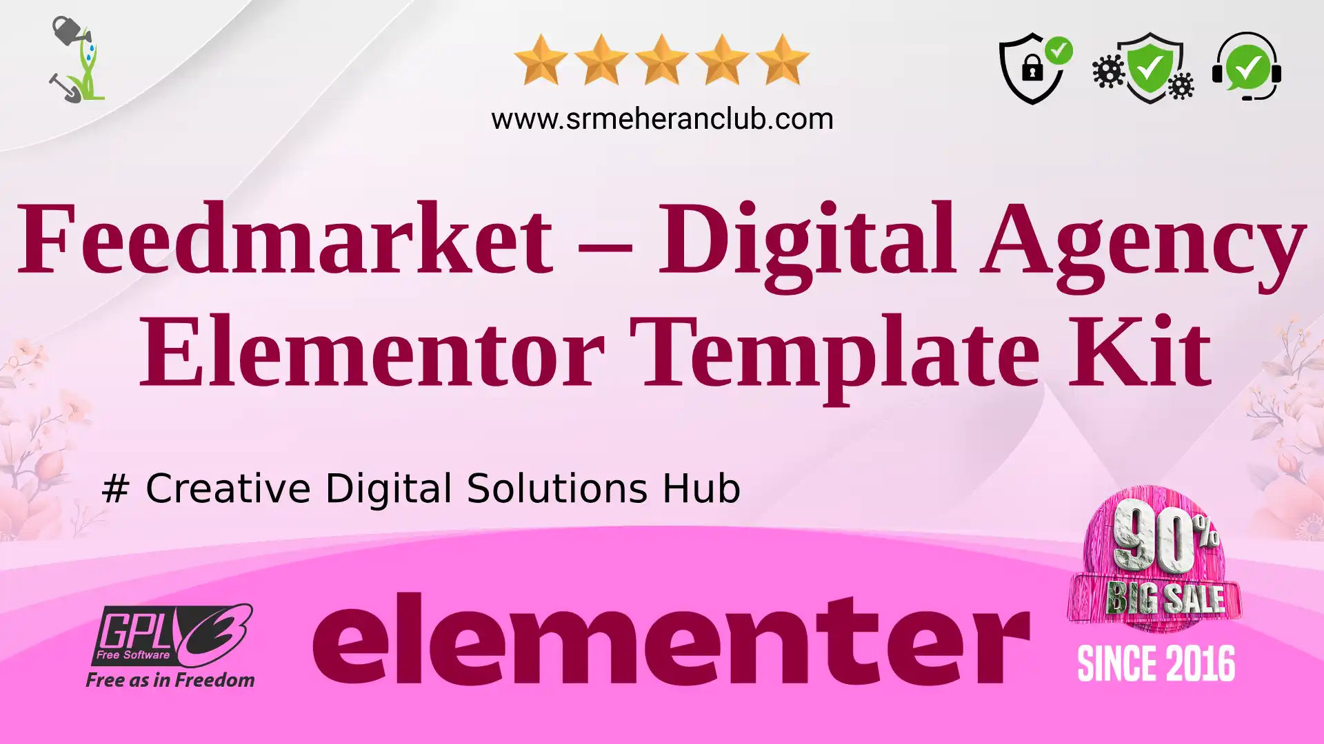 Feedmarket – Digital Agency Elementor Template Kit — Elementor Kit by Themeforest