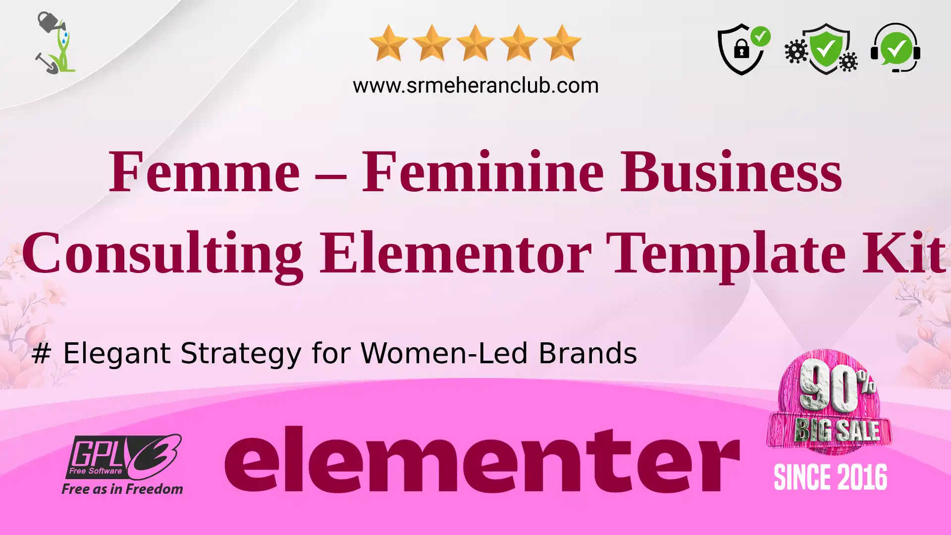 Femme – Feminine Business Consulting Elementor Template Kit — Elementor Kit by Themeforest