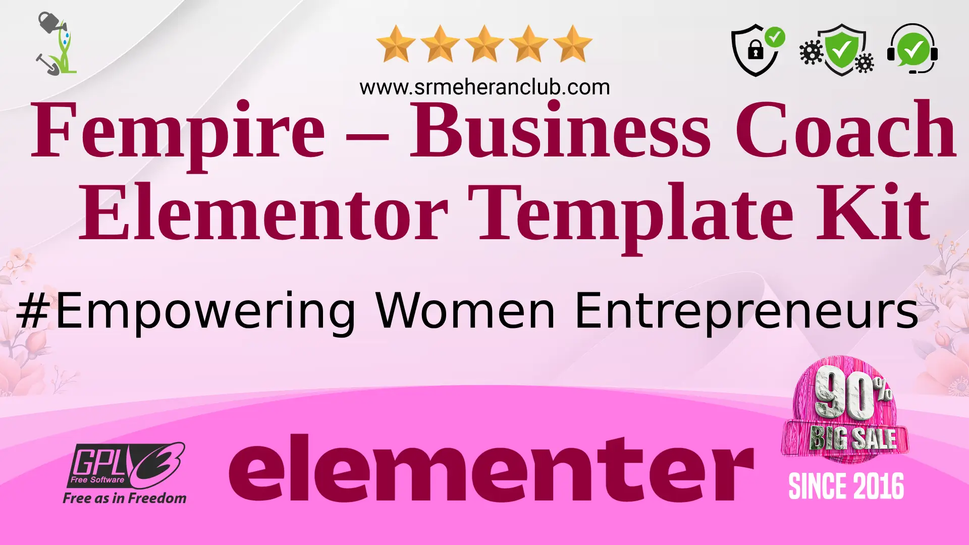 Fempire – Business Coach Elementor Template Kit