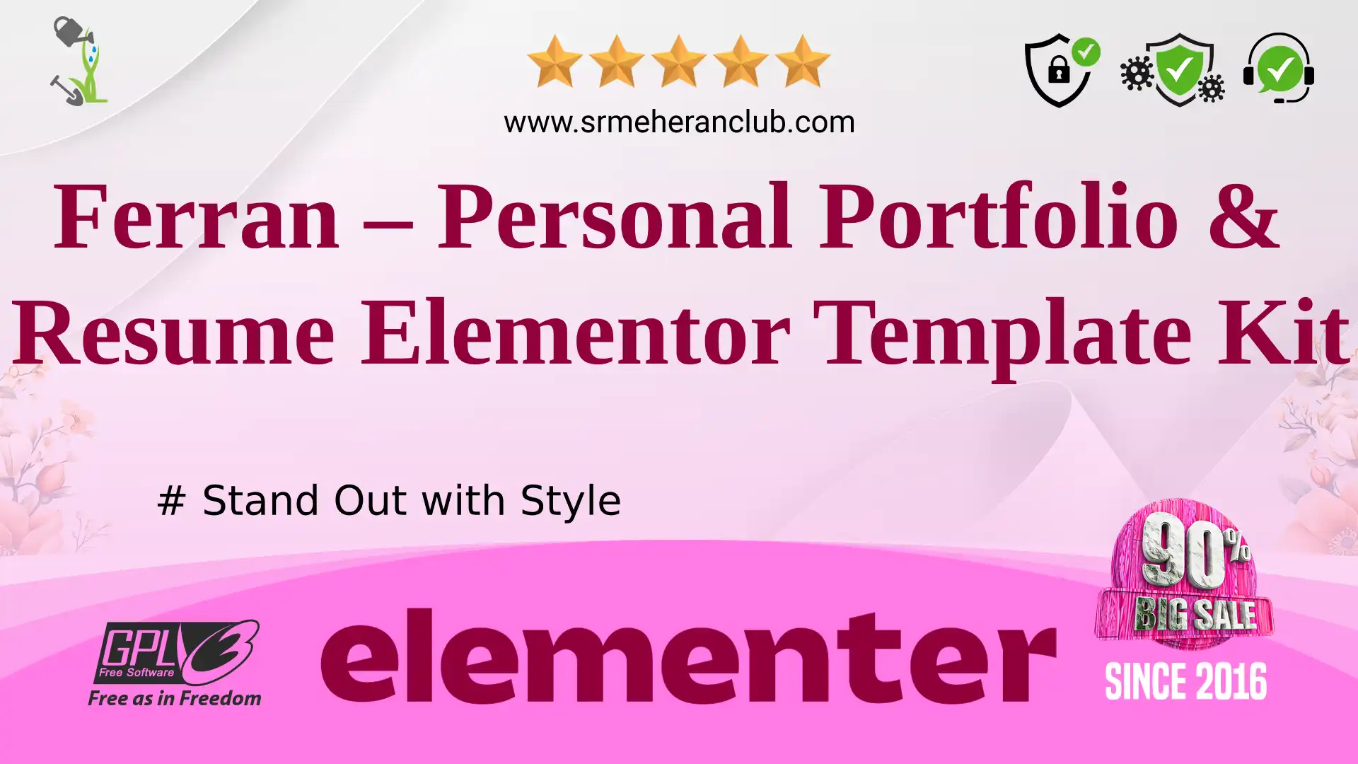 Ferran – Personal Portfolio & Resume Elementor Template Kit — Elementor Kit by Themeforest