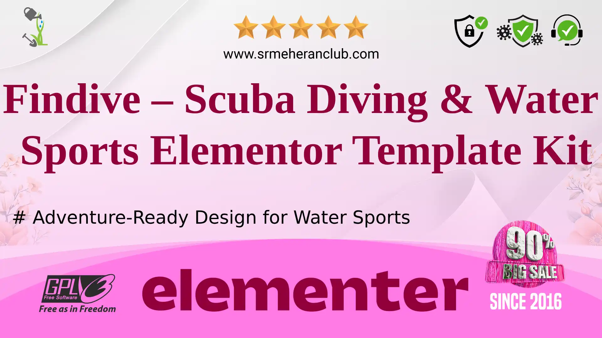 Findive – Scuba Diving & Water Sports Elementor Template Kit — Elementor Kit by Themeforest