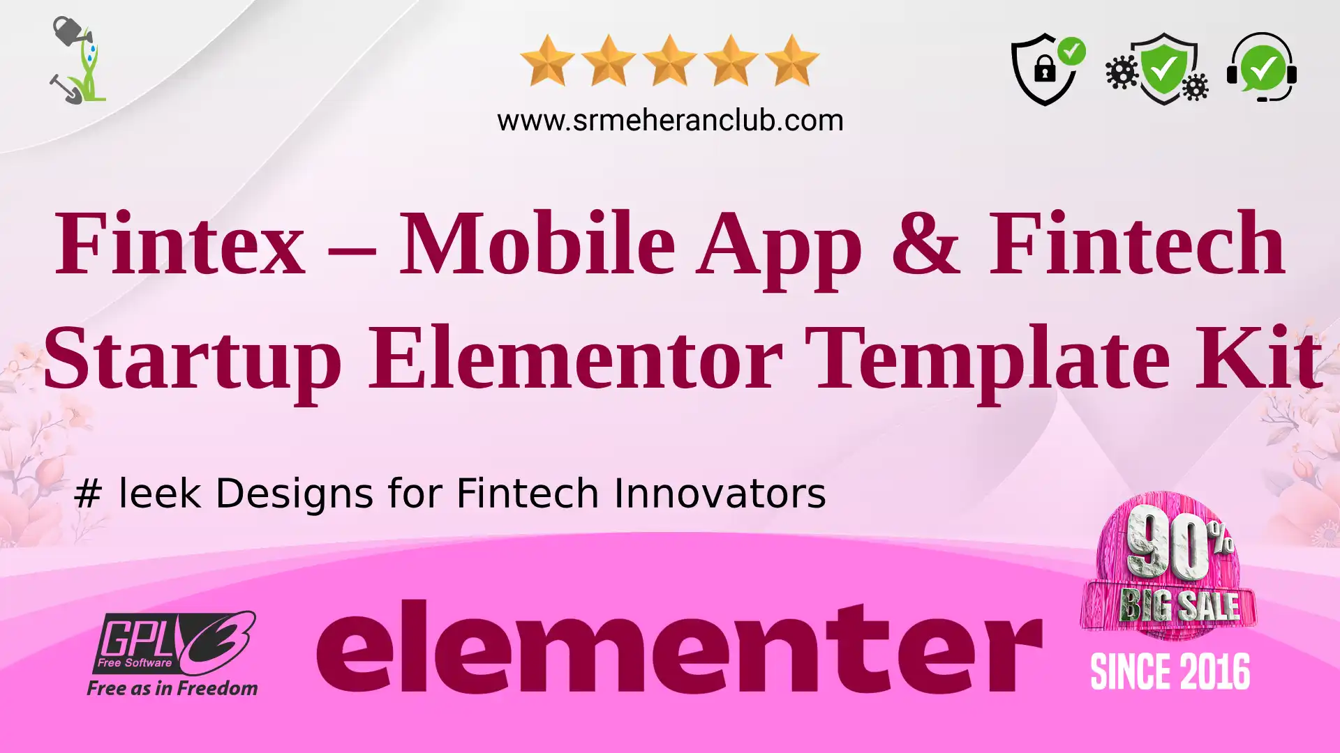 Fintex – Mobile App & Fintech Startup Elementor Template Kit — Elementor Kit by Themeforest