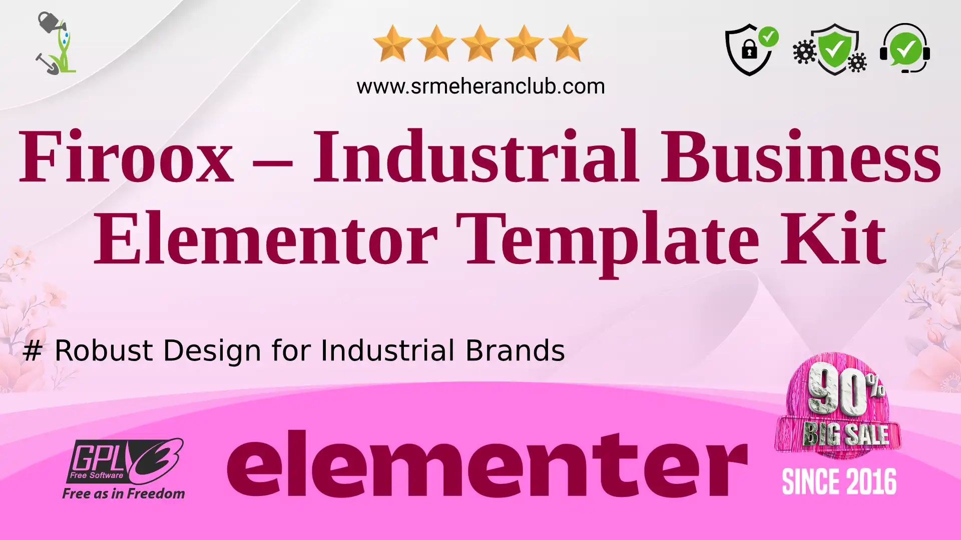Firoox – Industrial Business Elementor Template Kit