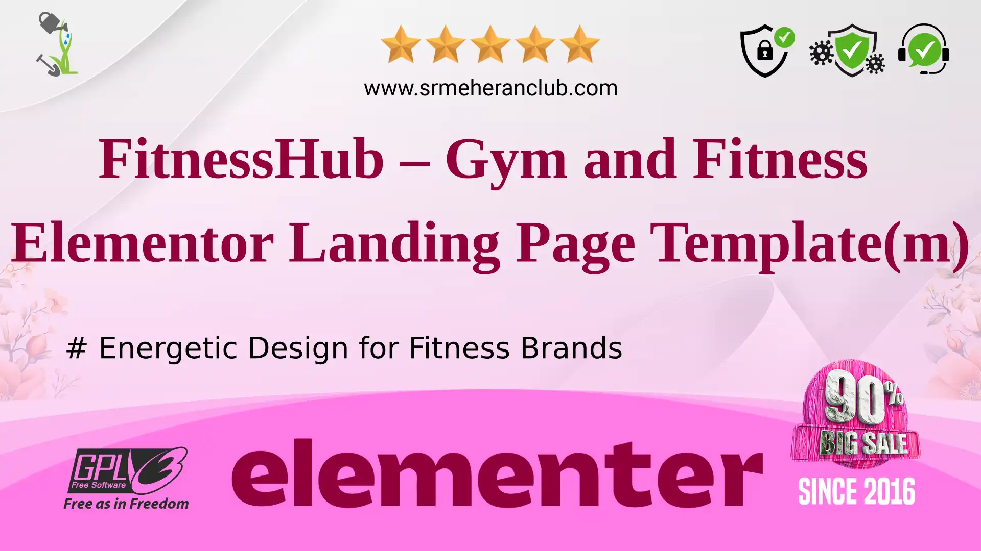 FitnessHub – Gym and Fitness Elementor Landing Page Template(m) — Elementor Kit by Templatemonster