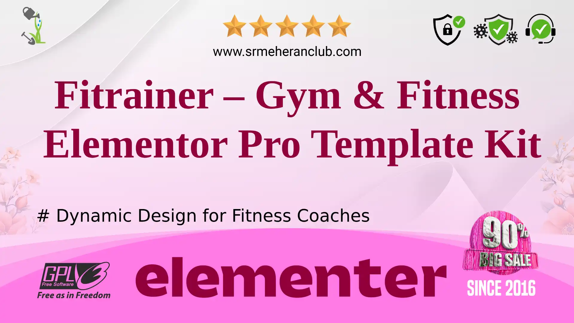 Fitrainer – Gym & Fitness Elementor Pro Template Kit