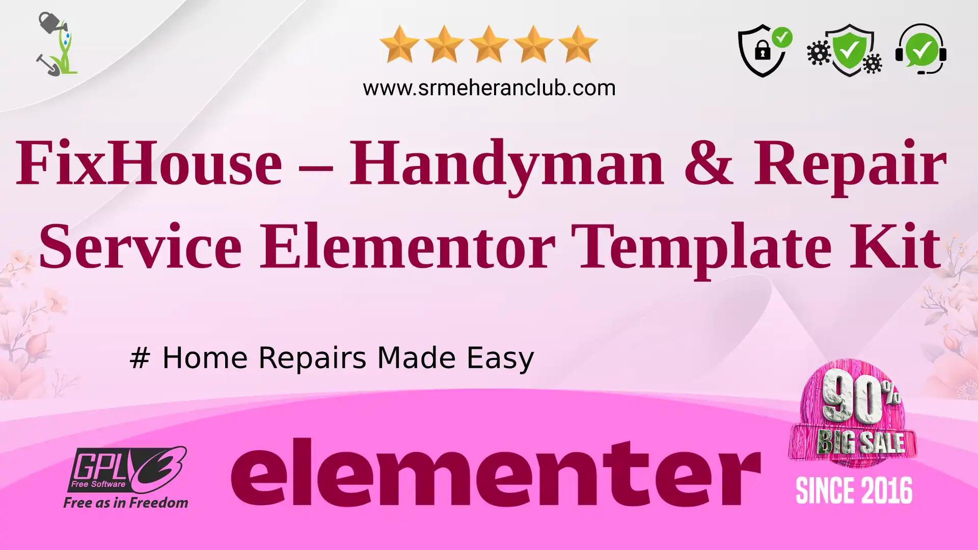 FixHouse – Handyman & Repair Service Elementor Template Kit
