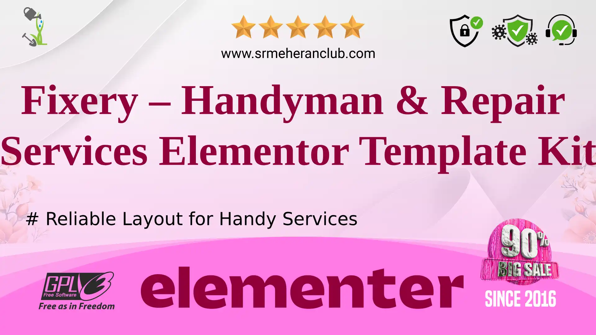 Fixery – Handyman & Repair Services Elementor Template Kit
