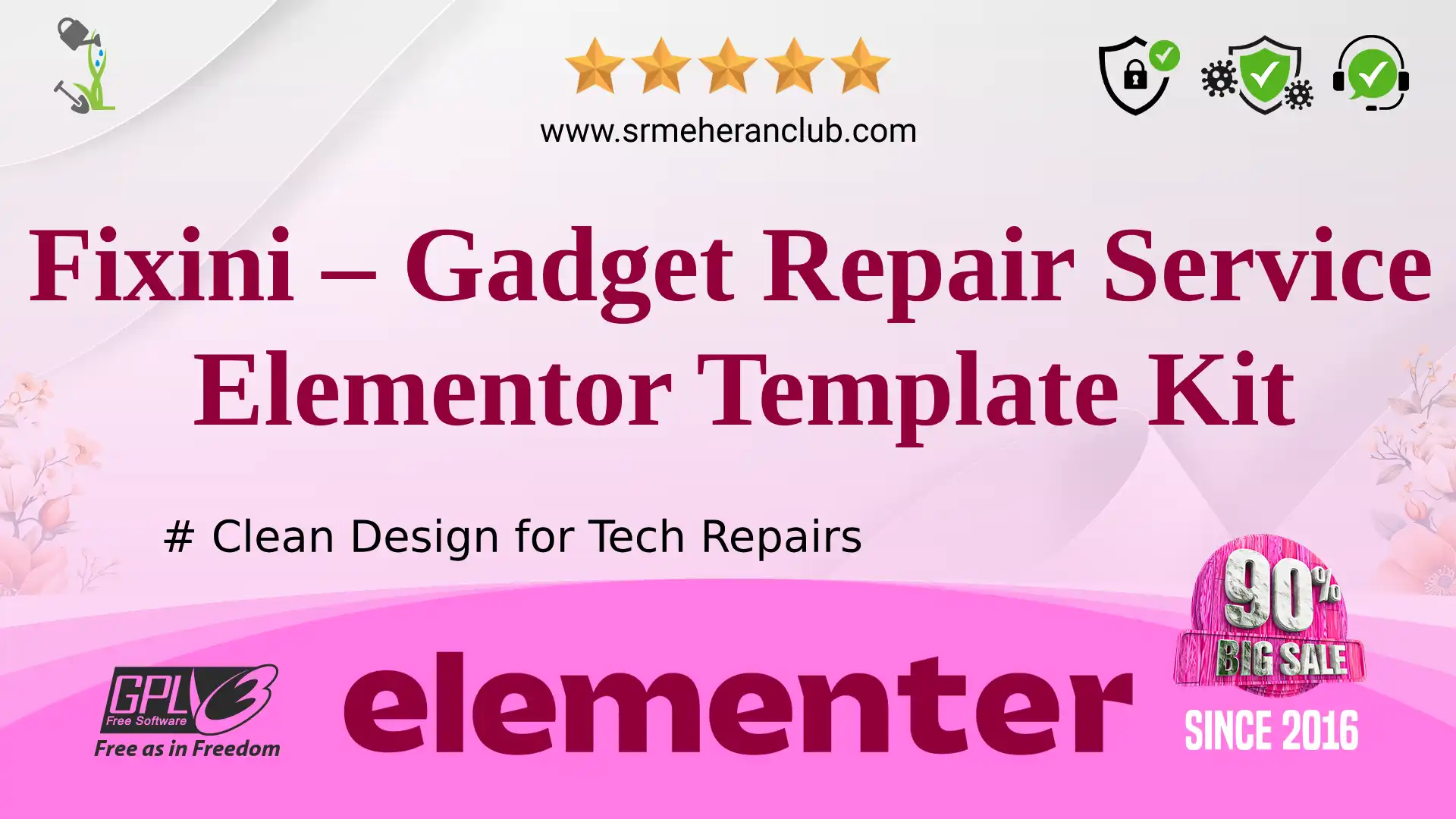 Fixini – Gadget Repair Service Elementor Template Kit — Elementor Kit by Themeforest