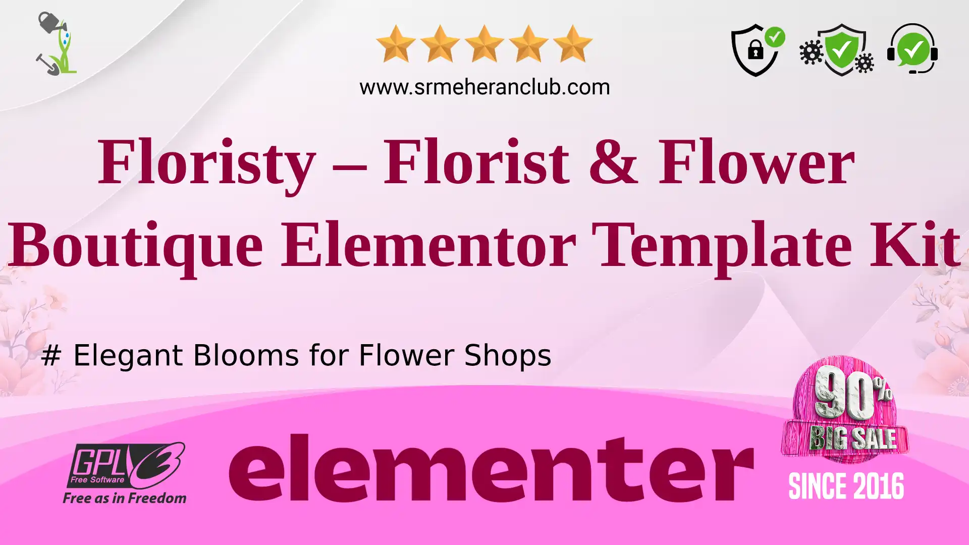 Floristy – Florist & Flower Boutique Elementor Template Kit — Elementor Kit by Themeforest