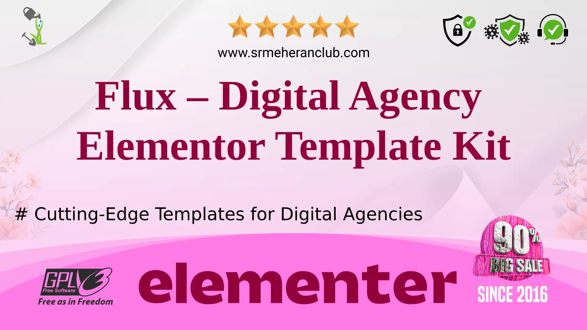 Flux – Digital Agency Elementor Template Kit