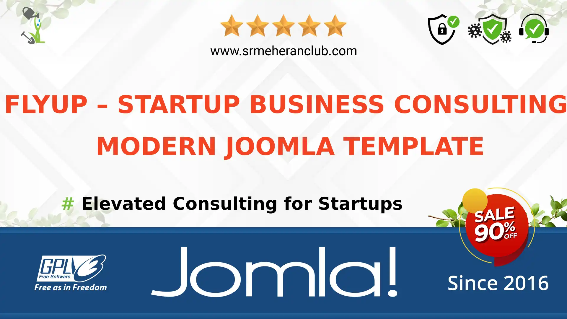 FlyUp – Startup Business Consulting Modern Joomla Template — Theme by Templatemonster