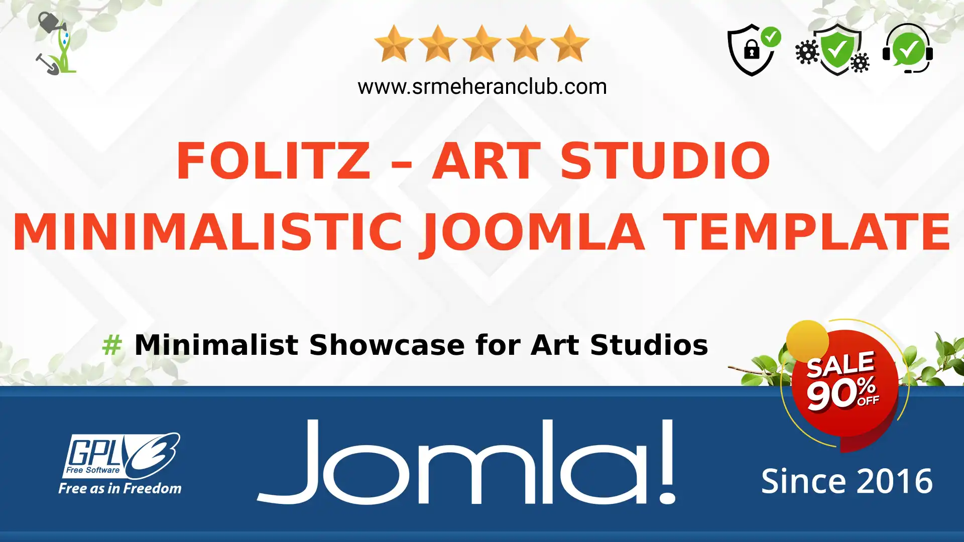 Folitz – Art Studio Minimalistic Joomla Template — Theme by Templatemonster