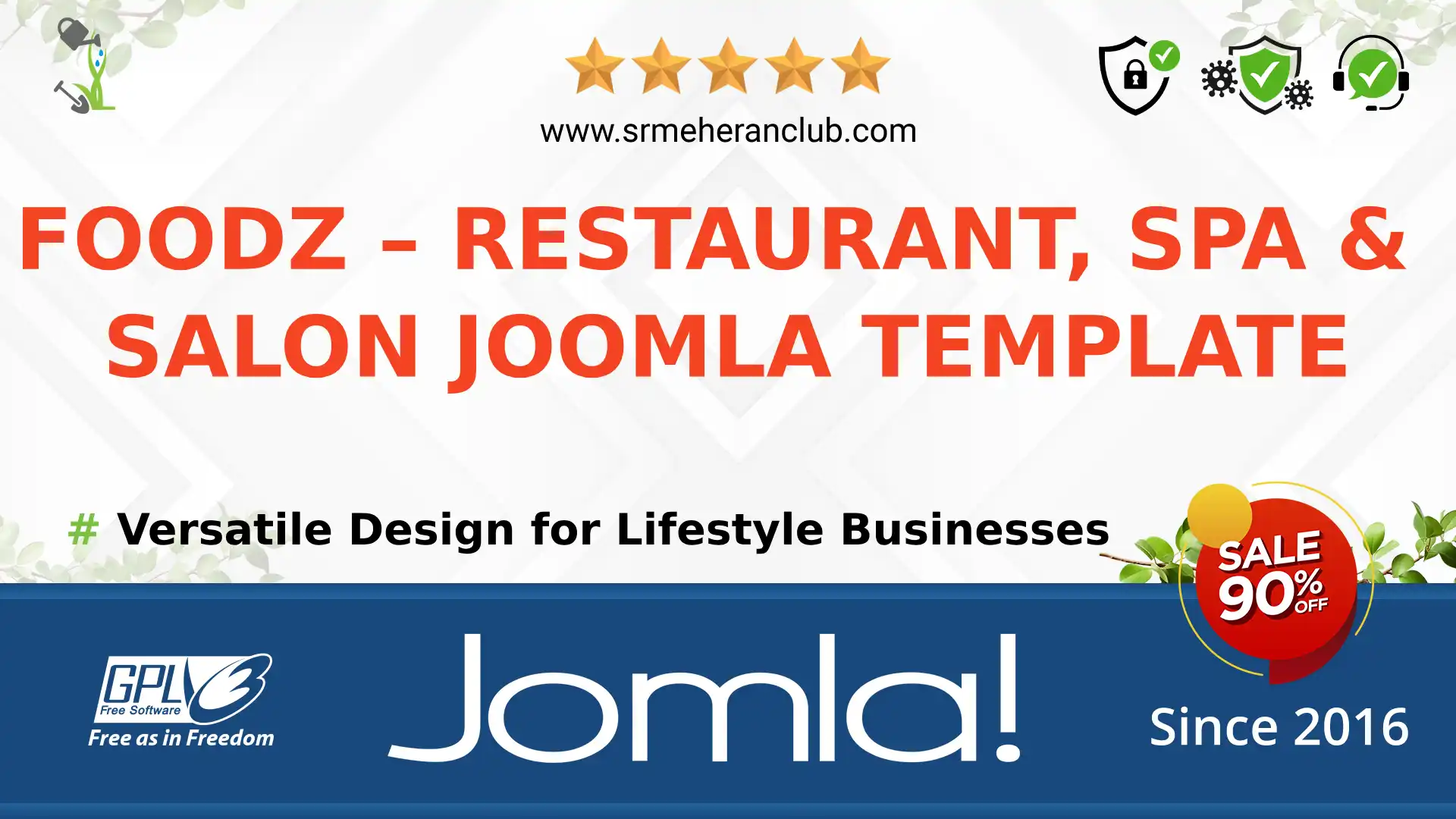 Foodz – Restaurant, Spa & Salon Joomla Template — Theme by Themeforest