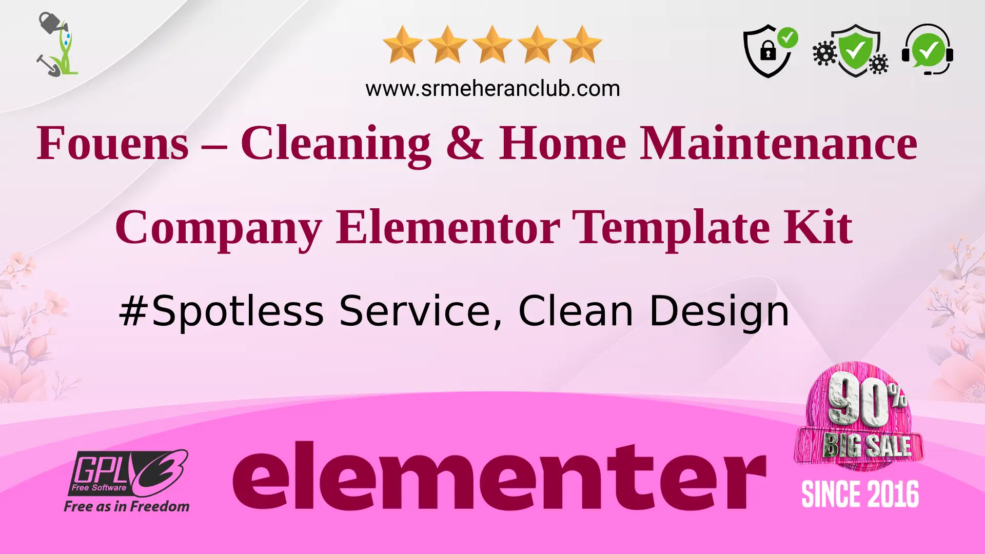Fouens – Cleaning & Home Maintenance Company Elementor Template Kit