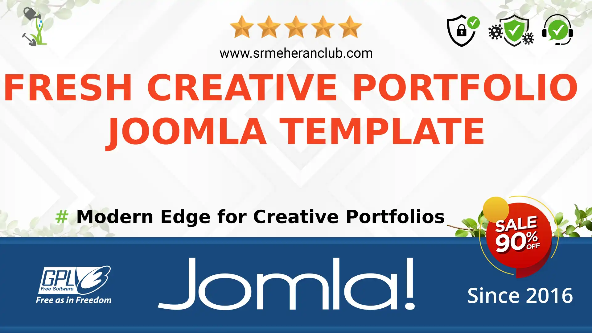 Fresh Creative Portfolio Joomla Template — Theme by Templatemonster