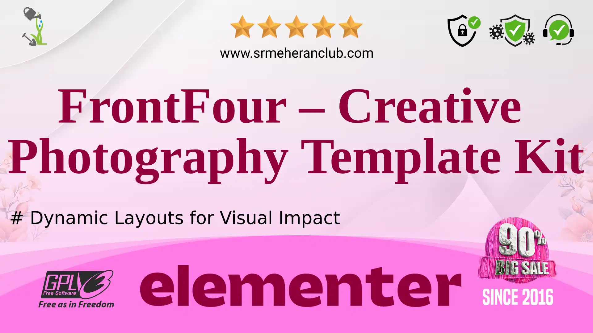 FrontFour – Creative Photography Template Kit — Elementor Kit by Themeforest